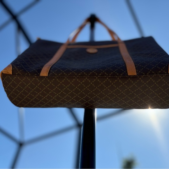 Vintage La Tour Eiffel Paris Tote | French Monogram Canvas | Good Condition - Picture 5 of 9